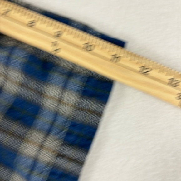 Dockers Indigo Flannel Button Down Shirt Size XL Blue, Gray, Brown - Picture 13 of 13